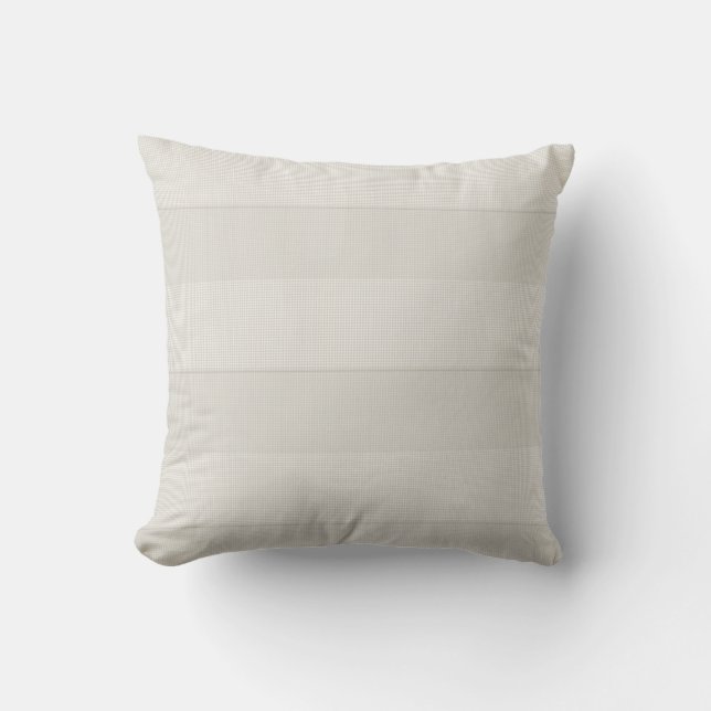 Elegantes modernes Muster Trendy Beige Brown Kissen (Vorderseite)