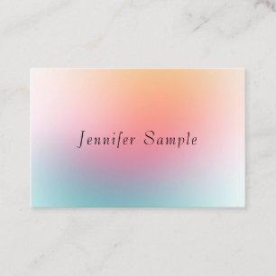 Elegantes, modernes Personalisiertes Template Visitenkarte