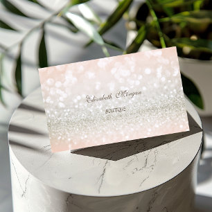 Elegantes modernes professionelles glitzerndes Bok Visitenkarte