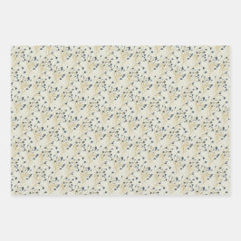 Elegantes modernes Schleifpapier Geschenkpapier Set