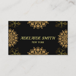 elegantes modernes Schwarz Visitenkarte