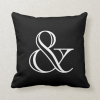 Elegantes modernes Schwarz-weißes Ampersand-Symbol