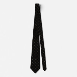 Elegantes modernes Schwarzes Wabenmuster  Krawatte