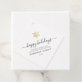 Elegantes, modernes Script Geschenkanhänger