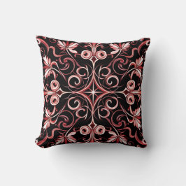 Elegantes modernes, Verziertes Burgund Kissen