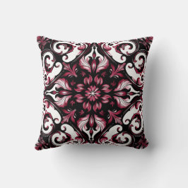 Elegantes modernes, Verziertes Burgund Kissen
