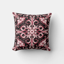 Elegantes modernes, Verziertes Burgund Kissen