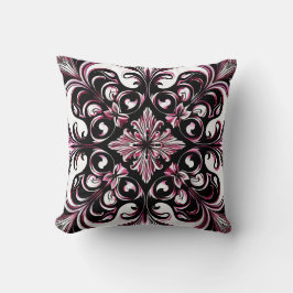 Elegantes modernes, Verziertes Burgund Kissen