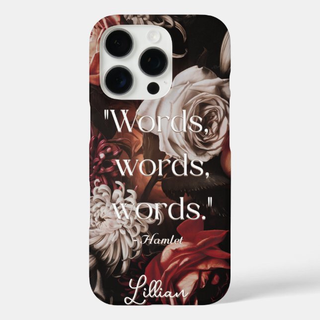 Elegantes, modernes Vintages Barockangebot iPhone 16 Pro Hülle (Rückseite)