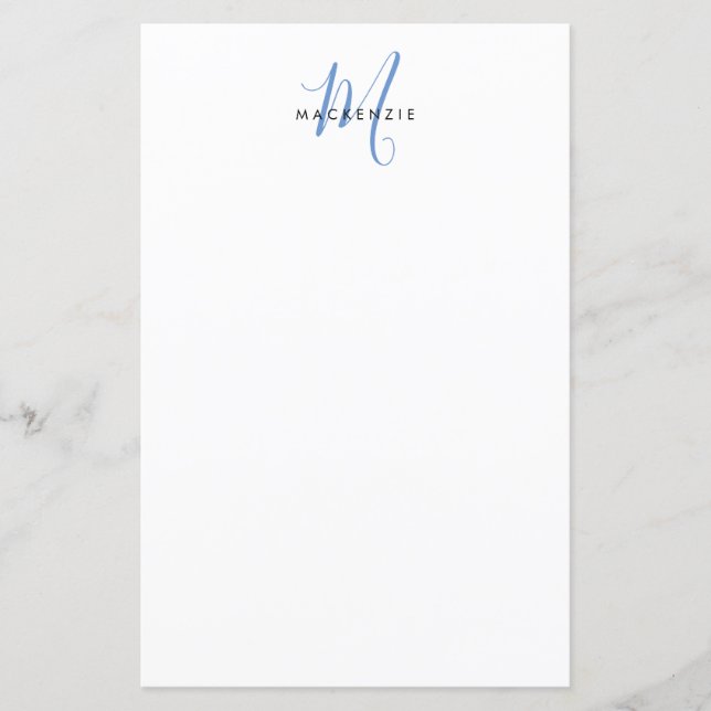 Elegantes, modernes Whitepaper mit Blue Script (Vorderseite)