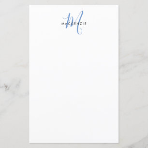 Elegantes, modernes Whitepaper mit Blue Script