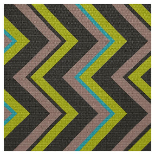 Elegantes modernes Zickzack Zigzag Muster 2 Stoff (Muster)