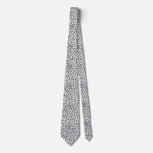 Elegantes monochromes Katzendesign Krawatte