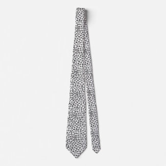 Elegantes monochromes Katzendesign Krawatte