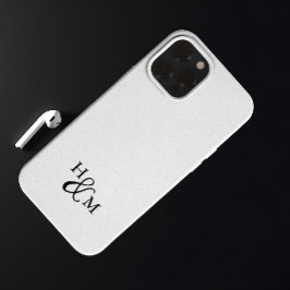 Elegantes Monogram Modernes Minimalistisches Schwa Case-Mate iPhone Hülle