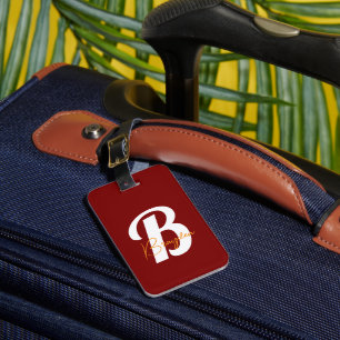Elegantes Monogram Stylish Travel Accessory - Gepäckanhänger