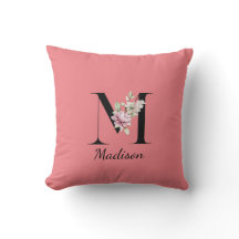 Elegantes Monogramm, Aquarellfarben, personalisier