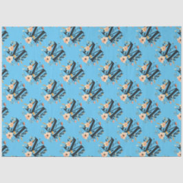 Elegantes Monogramm-Design Letter M Muster 1 Seidenpapier