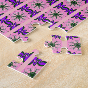 Elegantes Monogramm in Blütenform: Motiv mit persö