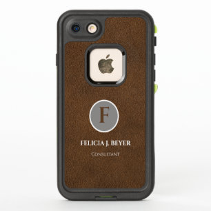 Elegantes Monogramm iPhone Case Maßgeschneiderte s