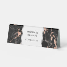Elegantes Monogramm Name Business