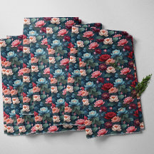 Elegantes Moody Modern Lotus Blume Muster