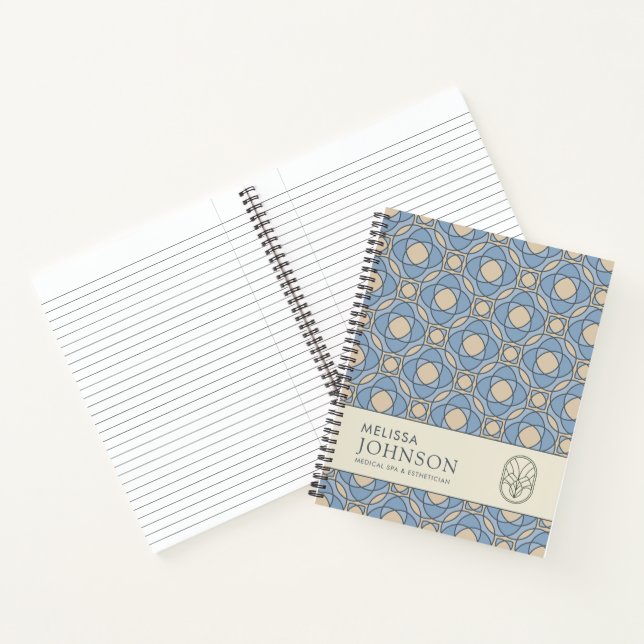 Elegantes Mosaik-Geometrie-Notizbuch Notizbuch (Innenseite)