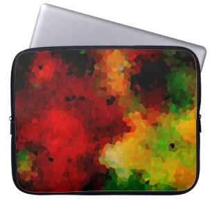 Elegantes Mosaikmuster, mehrfarbig, abstrakt Laptopschutzhülle