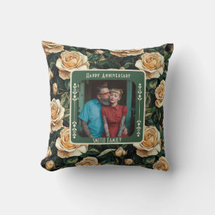 Elegantes Mr. und Mrs. 3. Jubiläums-Wurfkissen Kissen