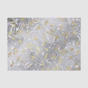 elegantes Musiknoten Seidenpapier