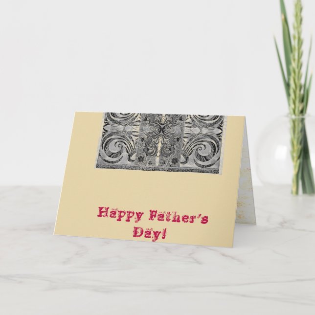 Elegantes Muster 57793 Karte (Vorderseite)