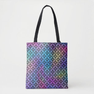 Elegantes Muster Abstrakter Blumenkreise Tasche