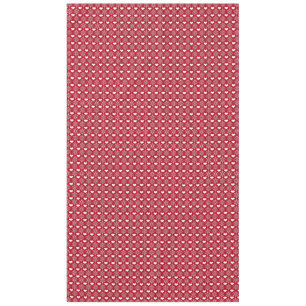Elegantes Muster aus rotem und weißem Herzen Tischdecke