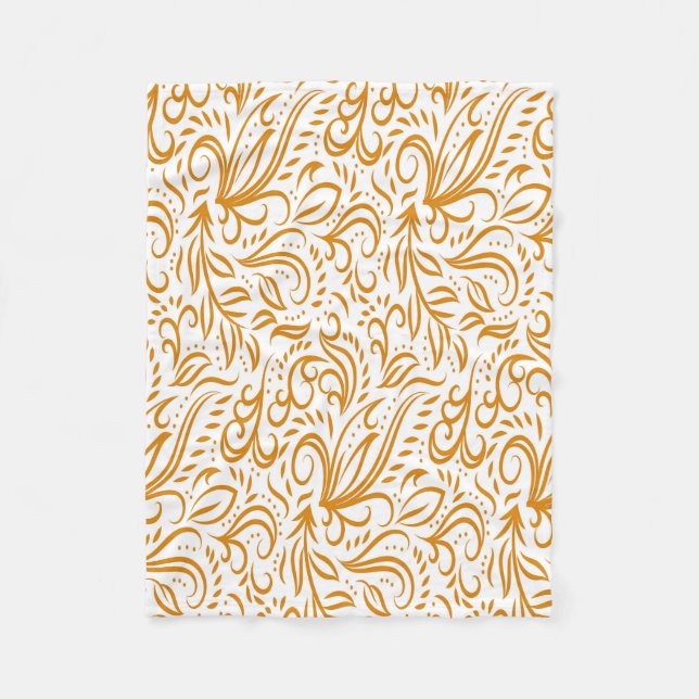 Elegantes Muster Fleecedecke (Vorderseite)