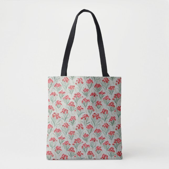 Elegantes Muster für Blumenfelder Tasche (Vorderseite)