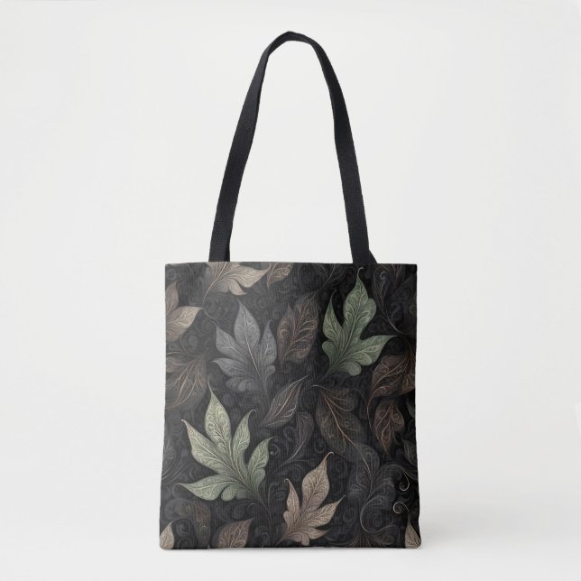 Elegantes Muster für das Herbstleaf Tasche (Vorderseite)