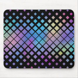 Elegantes Muster für geometrische Diamanten Mousepad