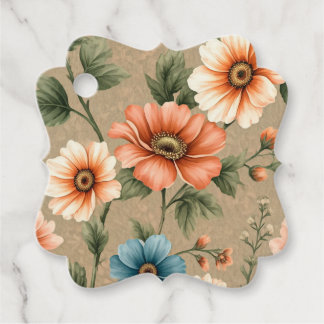 Elegantes Muster Geschenkanhänger