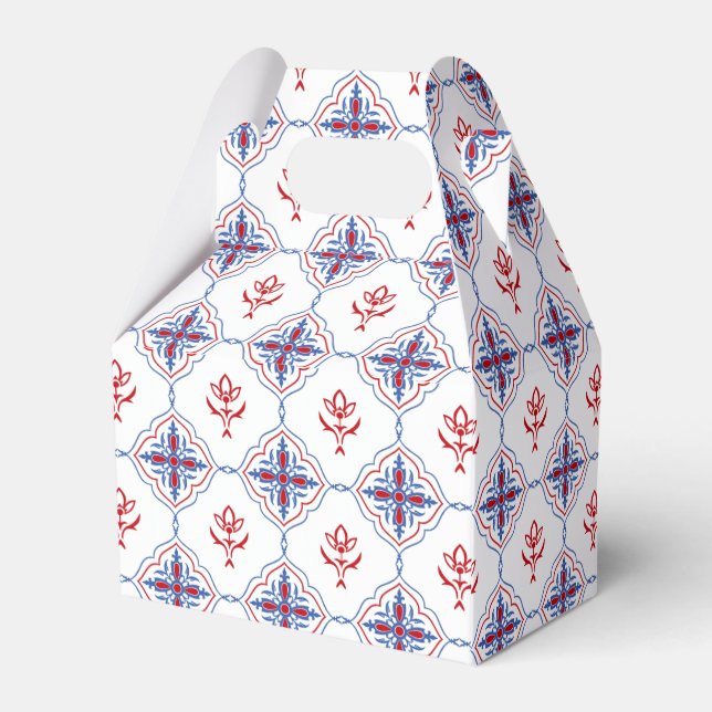 Elegantes Muster Geschenkschachtel (Rückseite)