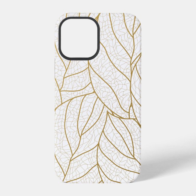 elegantes Muster iPhone 12 Pro Hülle (Rückseite)