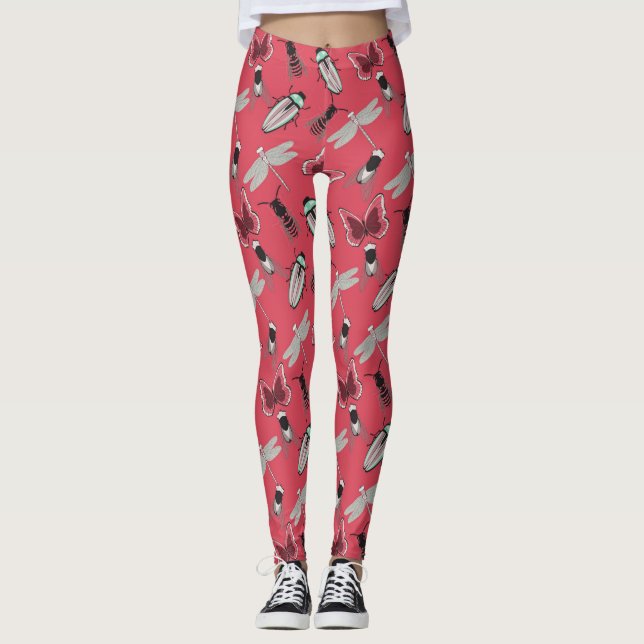 Elegantes Muster Leggings (Vorderseite)