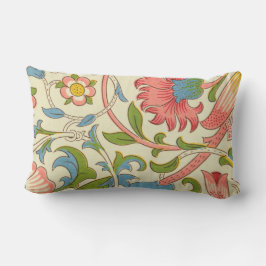 Elegantes Muster von Willam Morris pastellfarbenem Lendenkissen