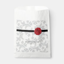 Elegantes Muster & Wachs Siegel Hochzeit