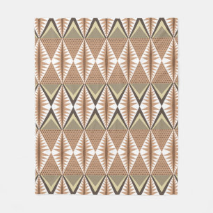 Elegantes nahtloses Muster mit ethnischen Motiven. Fleecedecke