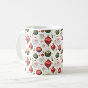 "Elegantes, nahtloses Weihnachtsgeschmack Kaffeetasse