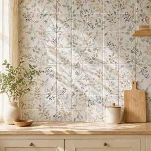 Elegantes Natur-Blumen-Dekorationskachel-Akzent Fliese