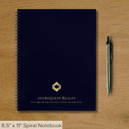 Elegantes Navy Blue Custom Business Notebook Notizbuch