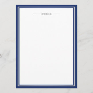 Elegantes Navy Blue und Silver Invitation Template Einladung