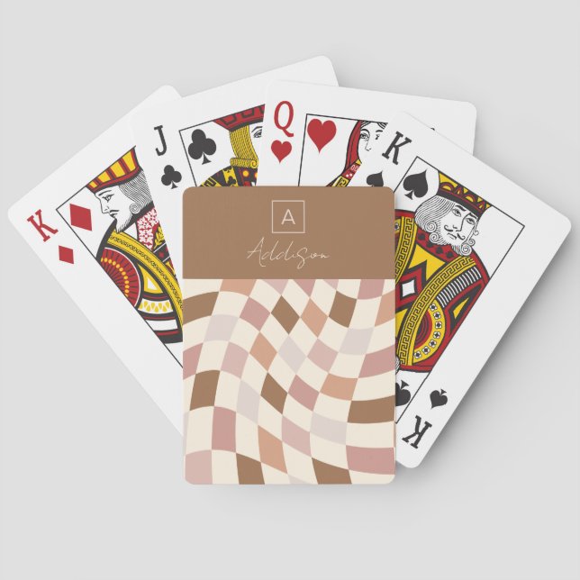 Elegantes neutrales, überprüftes Personalisiertes  Spielkarten (Rückseite)
