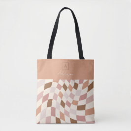 Elegantes neutrales, überprüftes Personalisiertes  Tasche